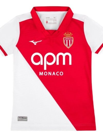 AS Monaco Kids Home Jersey 2026-2027