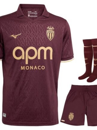 AS Monaco Kids' Away Kit 2026/2027