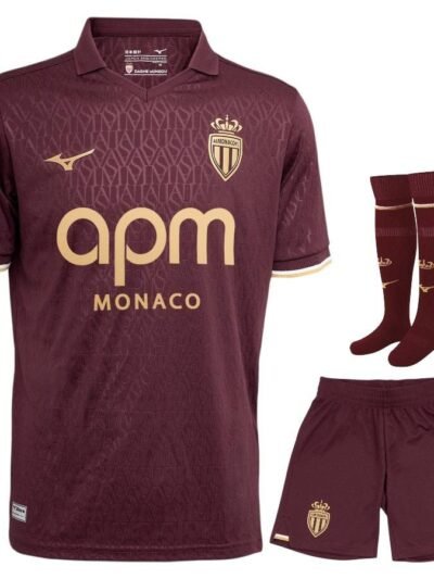 AS Monaco Kids' Away Kit 2026/2027