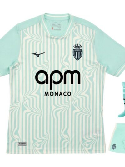 AS Monaco Third Kit for Kids 2026-2027