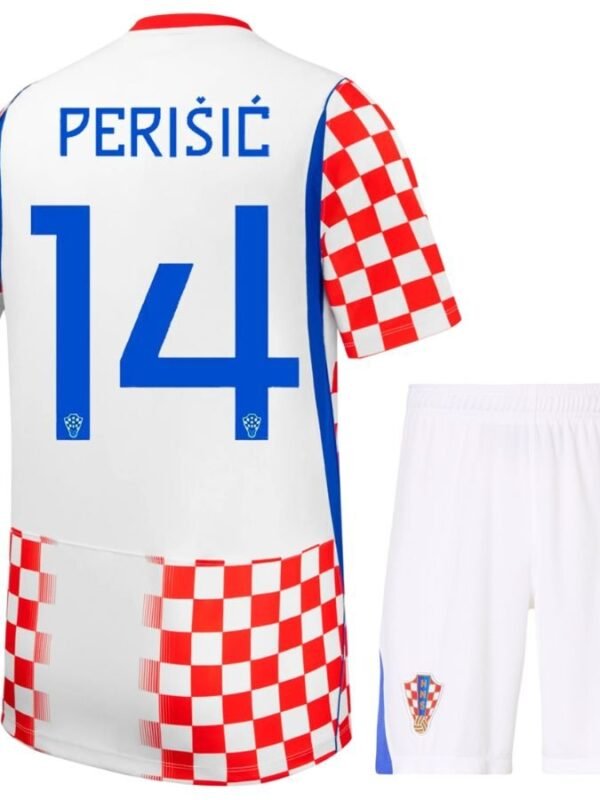 Croatia 2026/2027 Home Kit for Kids - Perisic